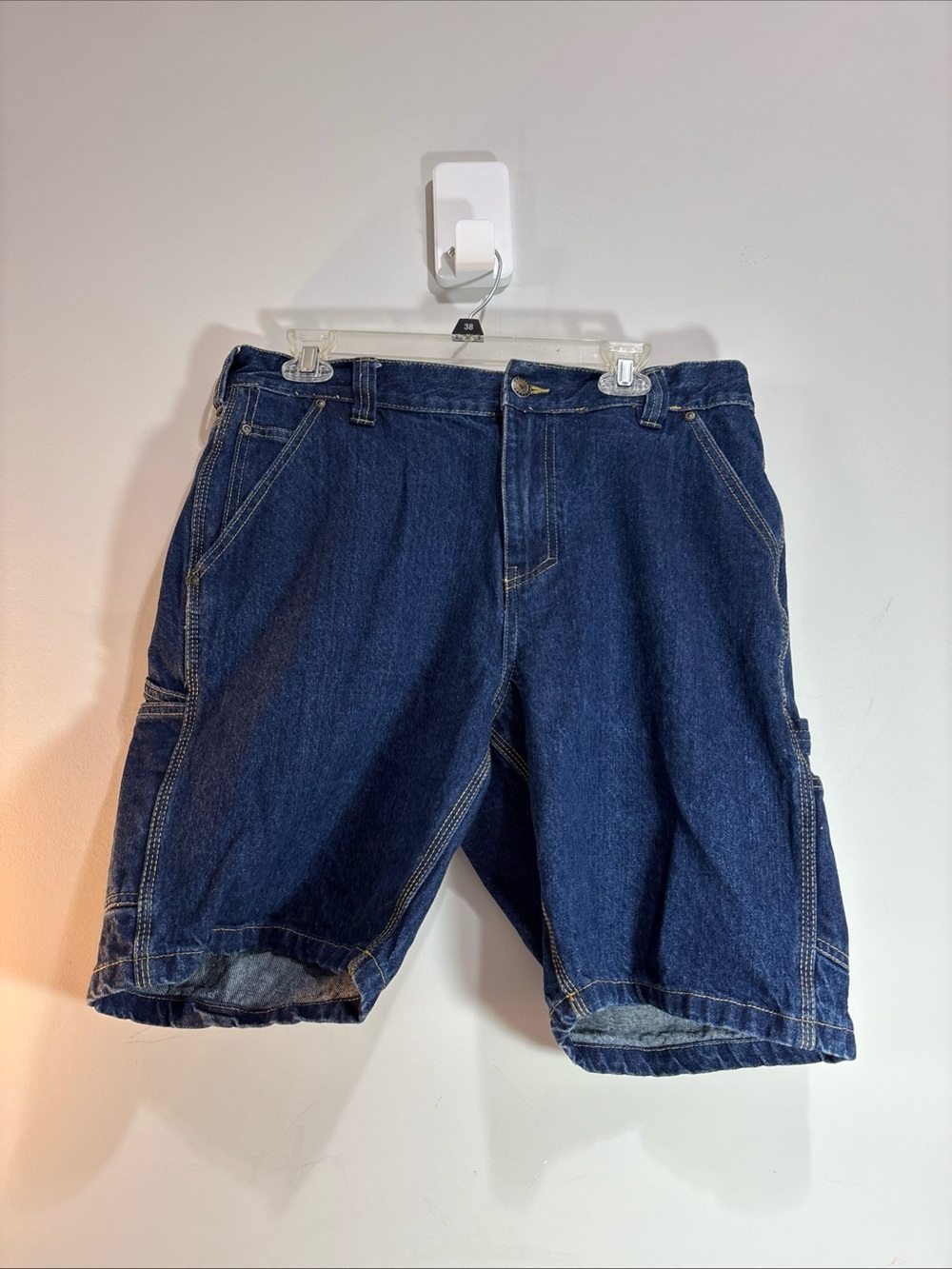 Redhead Dark Blue Denim Men's Work  Cargo Shorts 1134